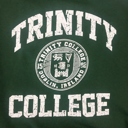Trinity College Dublin Crest Hoody Bottle Green
