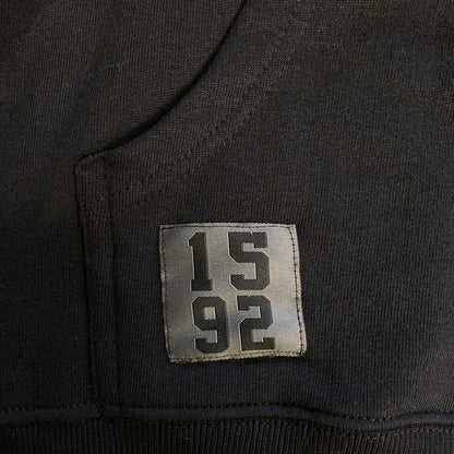 Trinity Print BCI Cotton Premium Hoody - Black & Grey