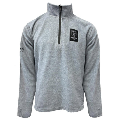 Trinity Premium Micro Fleece 1/4 Zip - Grey Marl