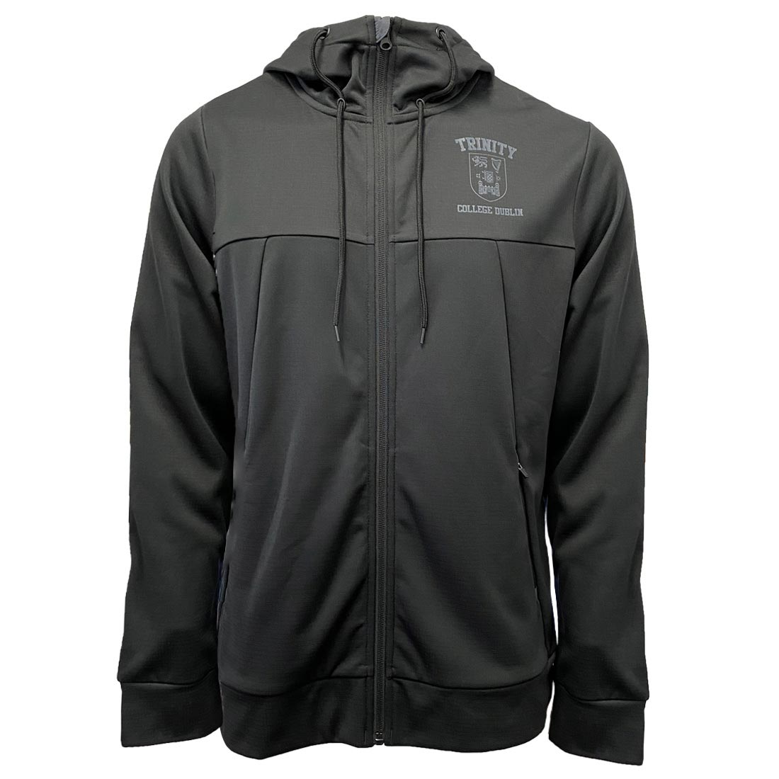 Trinity Performance Full Zip Hoody - Grey &. Black