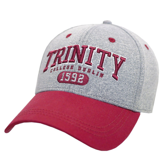 Trinity College 1592 Performance Baseball Cap Grey Marl/Burgundy