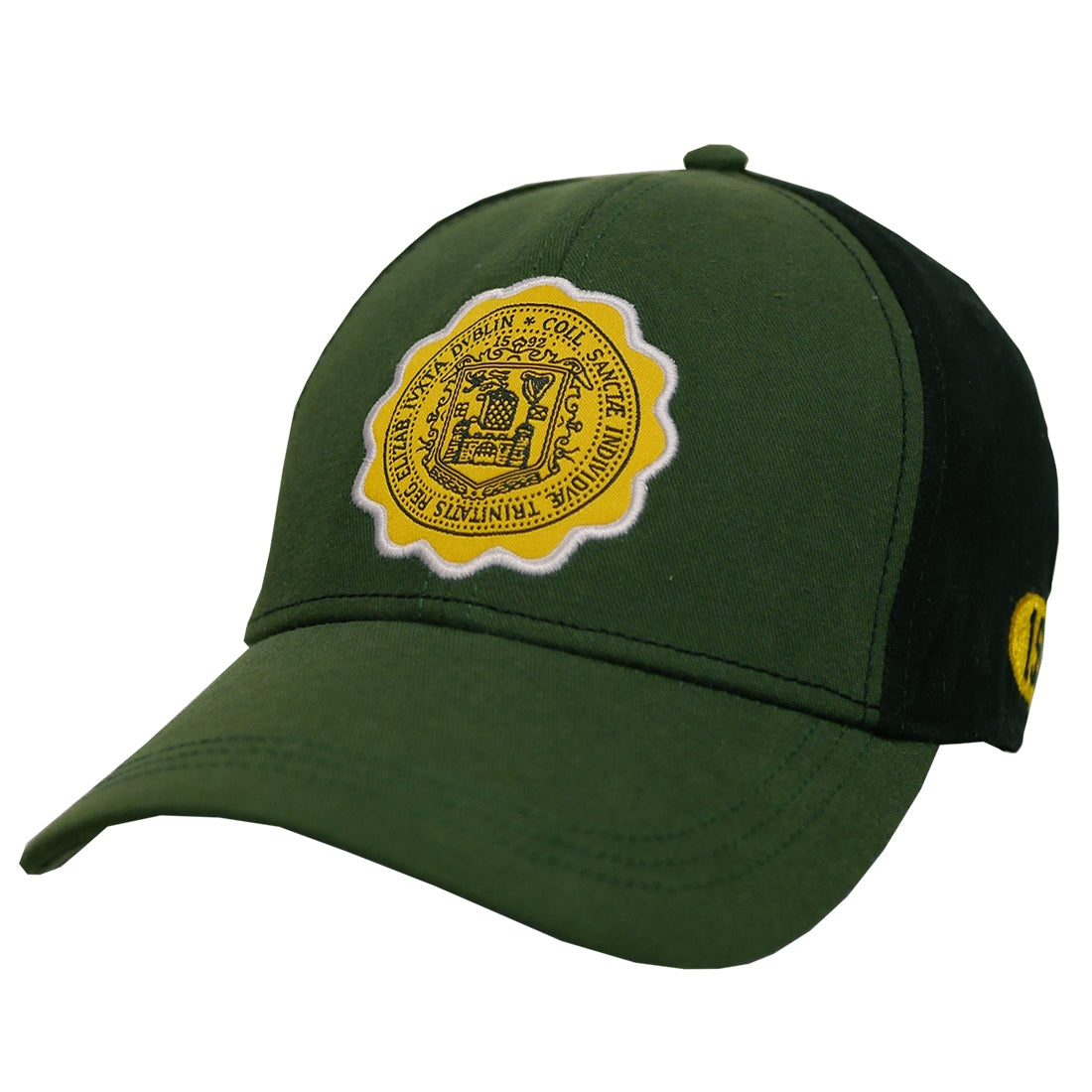 Trinity College Dublin Seal Baseball Cap Bottle Green