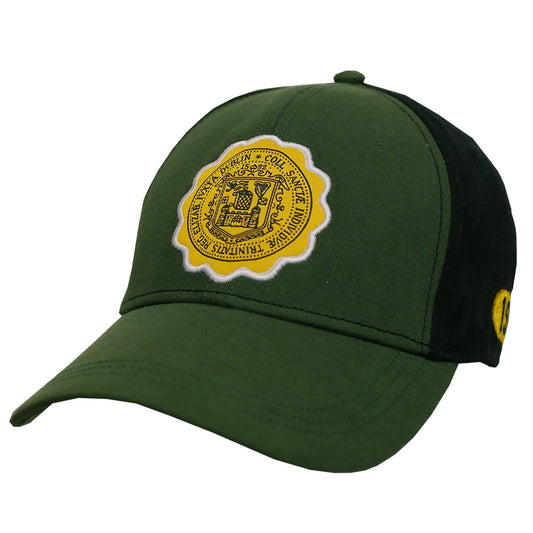 Trinity College Dublin Seal Baseball Cap Bottle Green