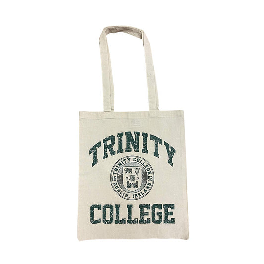Trinity College Tote Bag - Distressed Green Print