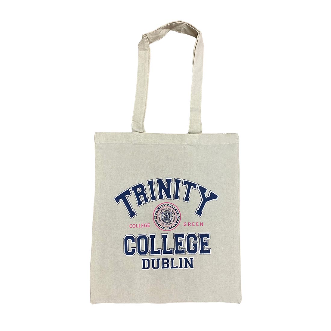Trinity College Tote Bag - Navy & Pink