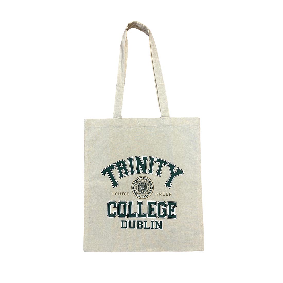 Trinity College Tote Bag - Bottle Green & Gold