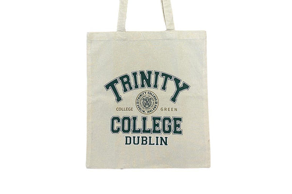Trinity College Tote Bag - Bottle Green & Gold