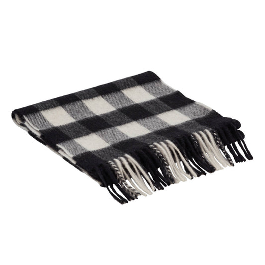 Trinity College Dublin Oscar Wilde Avoca Scarf Black Grey & White