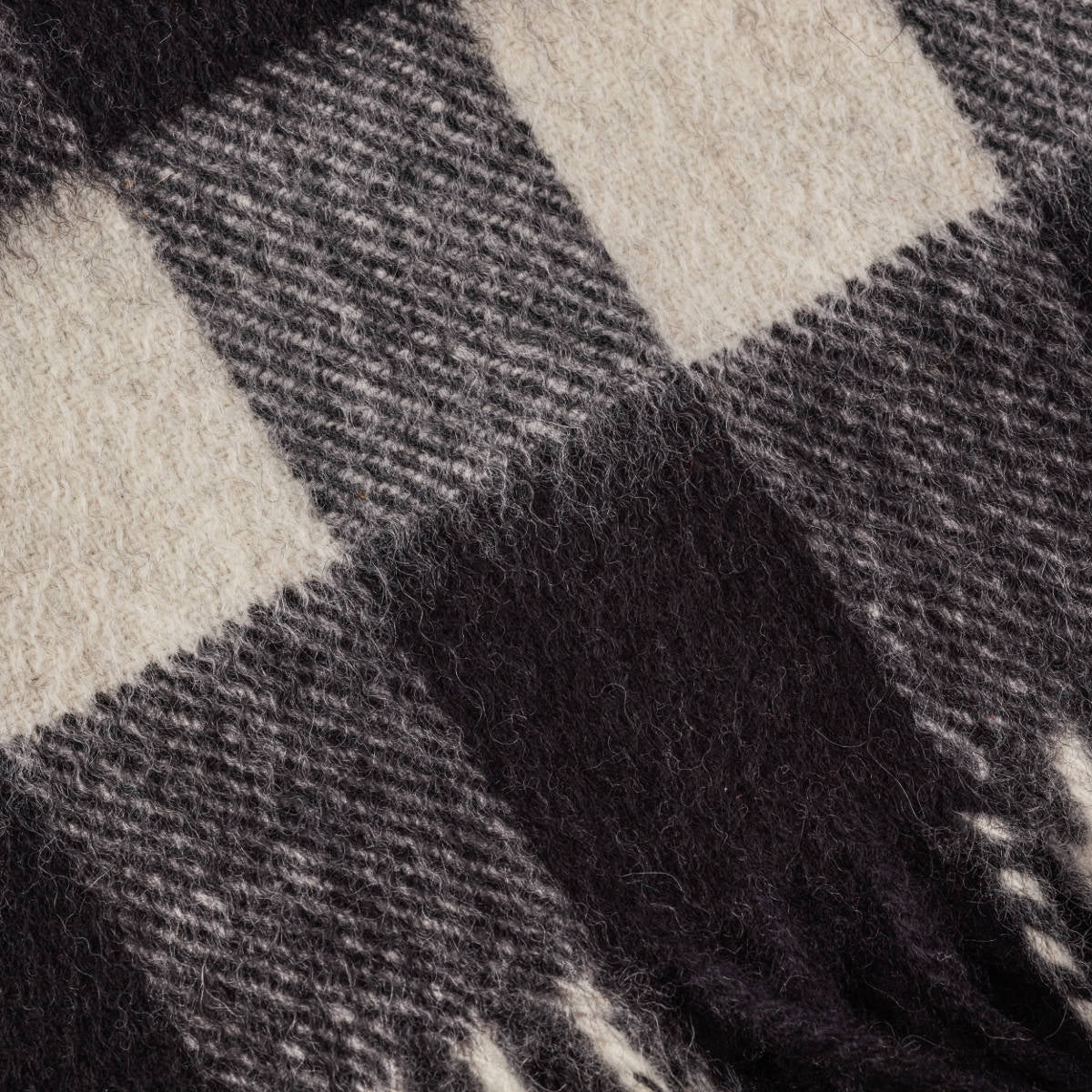 Trinity College Dublin Exam Hall Avoca Scarf Black Grey & White