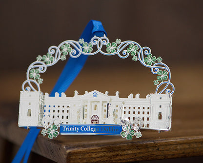 Trinity College Dublin - Entrance Building 2D Decoration Silver