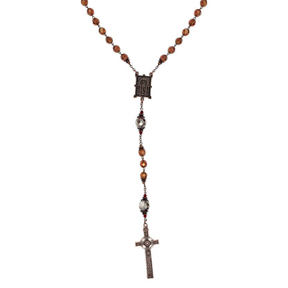 Book of Kells Amber Rosary in Presentation Box