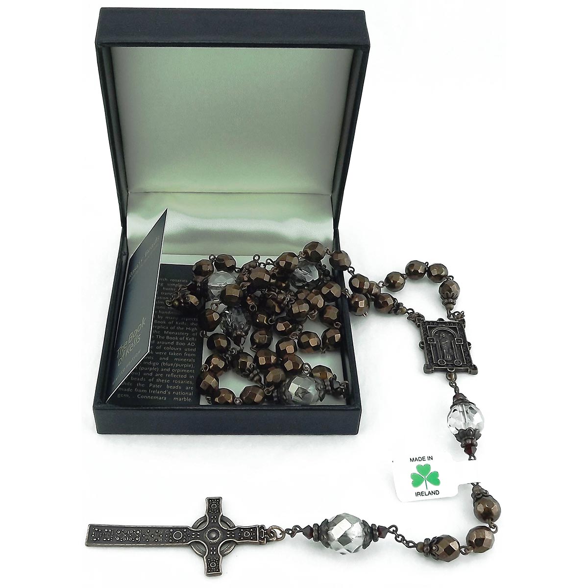 Book of Kells Bronze Rosary in Presentation Box