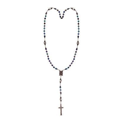 Book of Kells Purple Rosary in Presentation Box